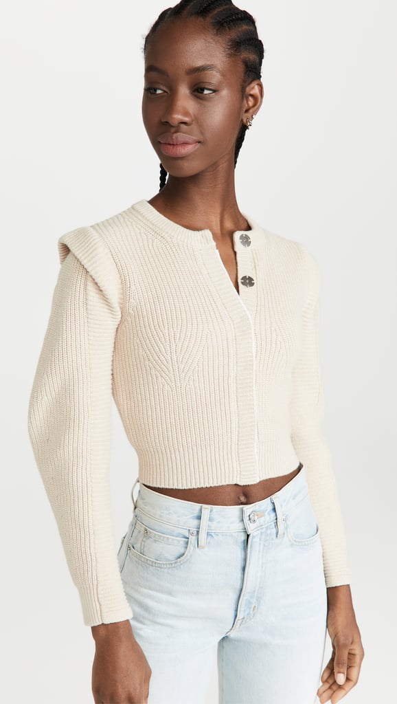 A Statement Sleeve: Self Portrait Sand Knit Cardigan