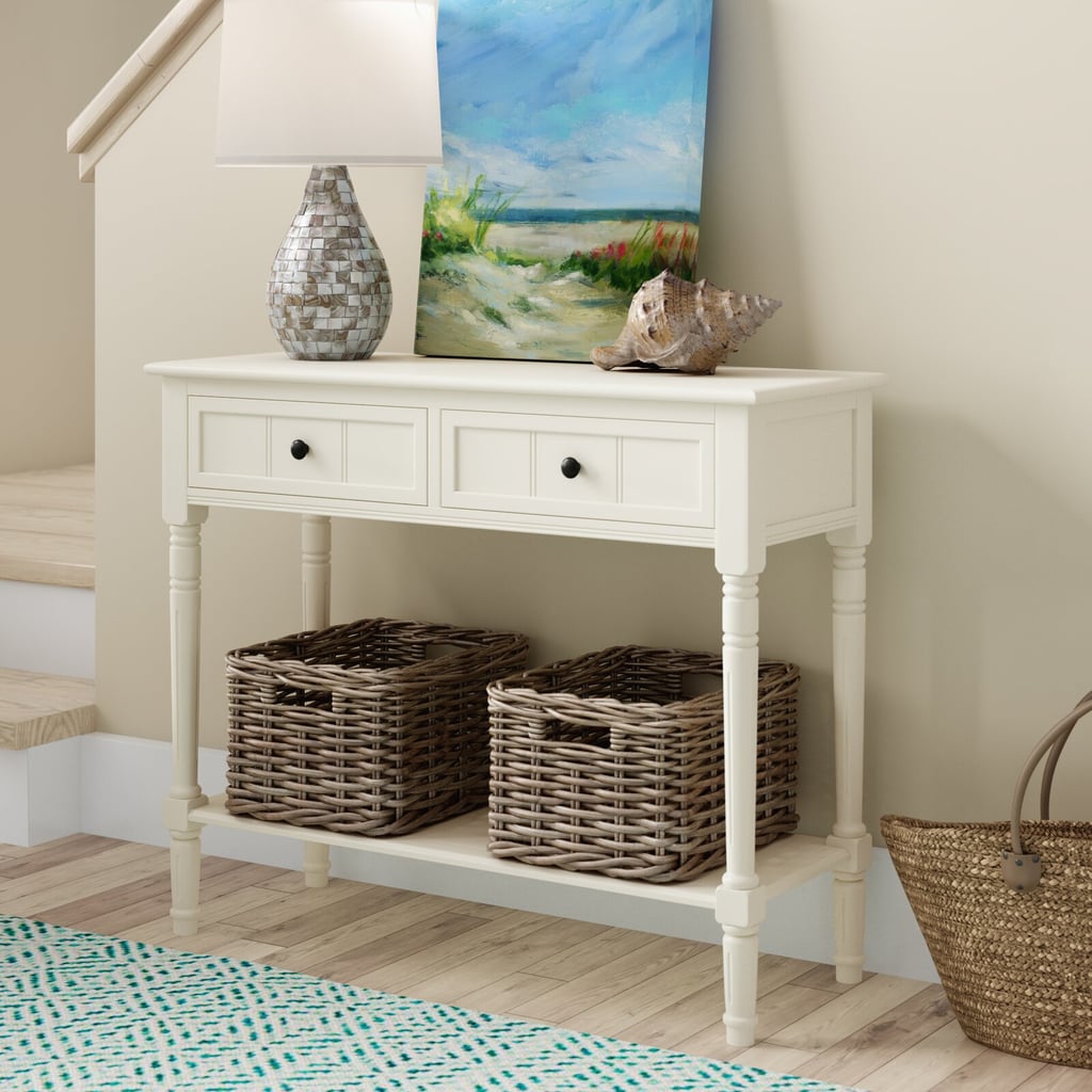 Beachcrest Home Regan Solid Wood Console Table