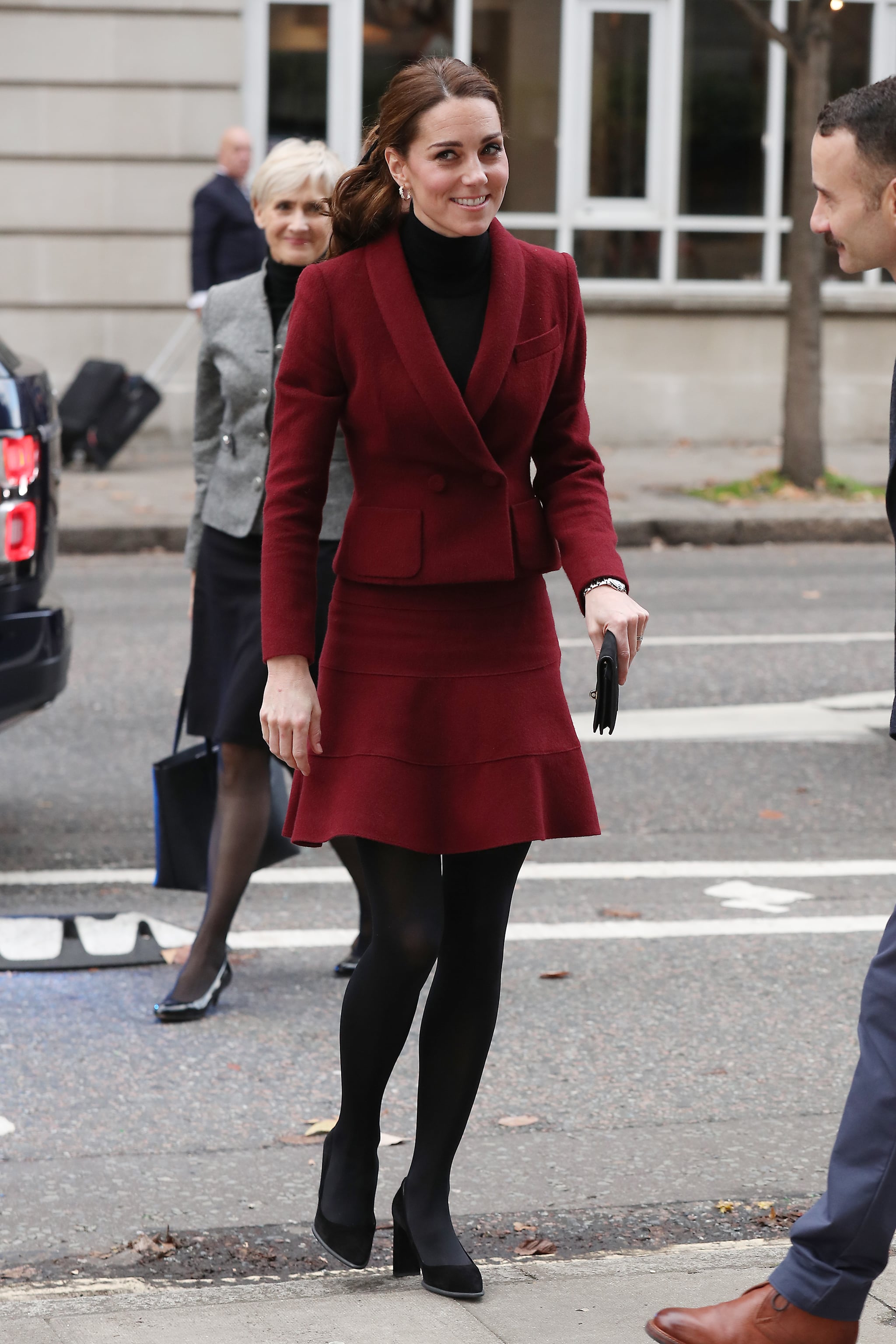 Red skirt 2025 and jacket
