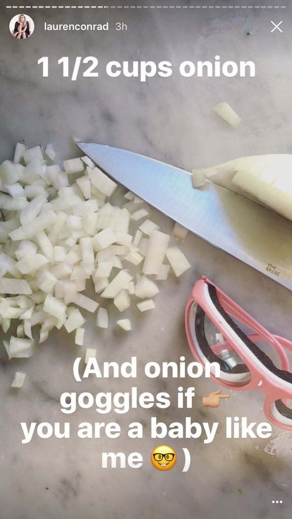 Lauren Conrad Chicken Pot Pie Recipe on Instagram