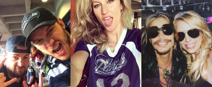 Celebrity Instagram Pictures at the Super Bowl 2015