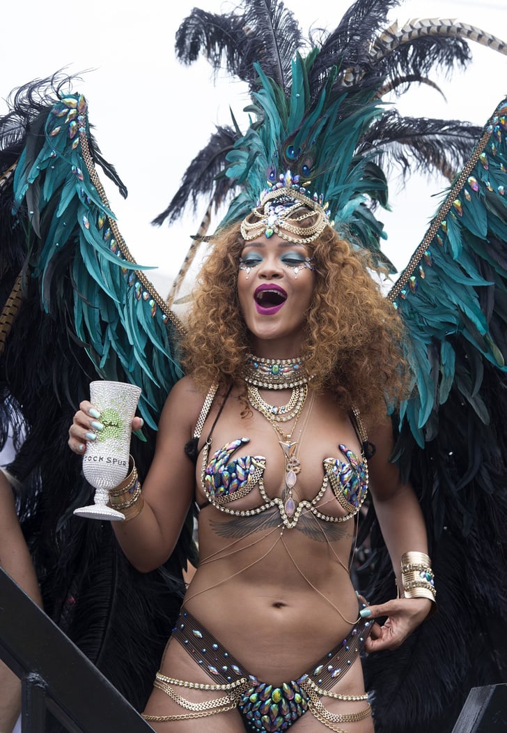 Rihanna Carnival Festival Barbados August 2015 Popsugar Celebrity
