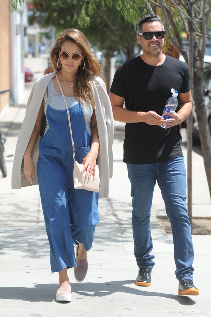 Jessica Alba and Cash Warren Out in LA August 2017