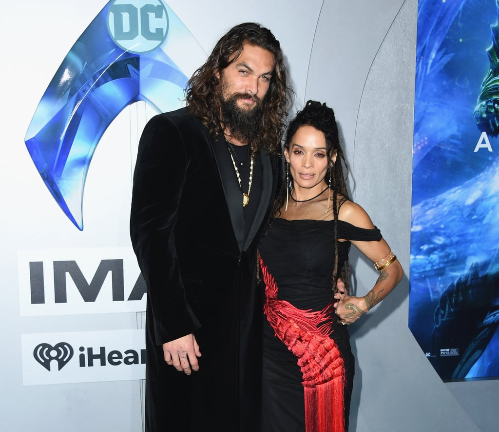 Jason Momoa and Lisa Bonet at the Aquaman Hollywood Premiere