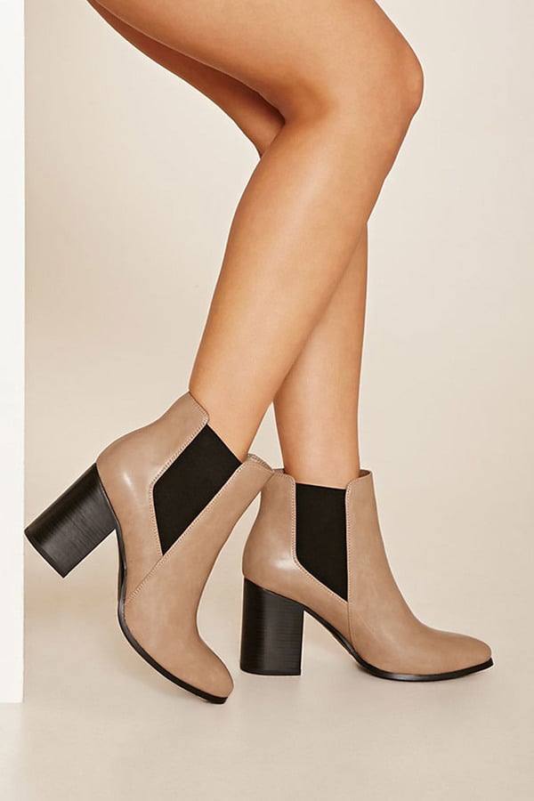 Forever 21 Faux Leather Chelsea Boots ($35)