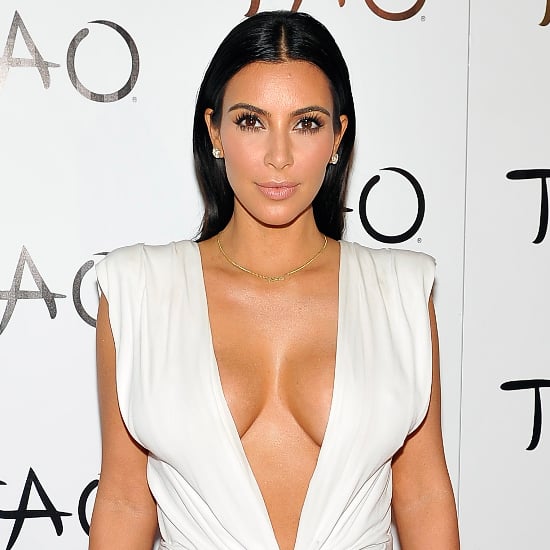 Kim Kardashian's Low-Cut Birthday Dress