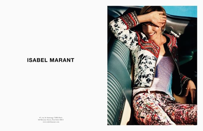 Isabel Marant Spring 2012 Ad Campaign Isabel Marant Spring 2012 Ad Campaign