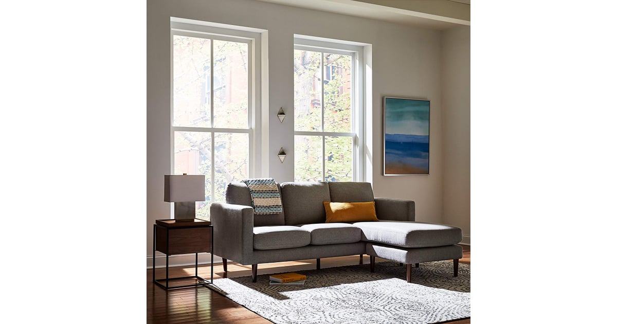 Rivet revolve top modern sofa