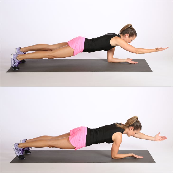 Circuit Two Elbow Plank With Alternating Arm Reach Workout For Abs 5912