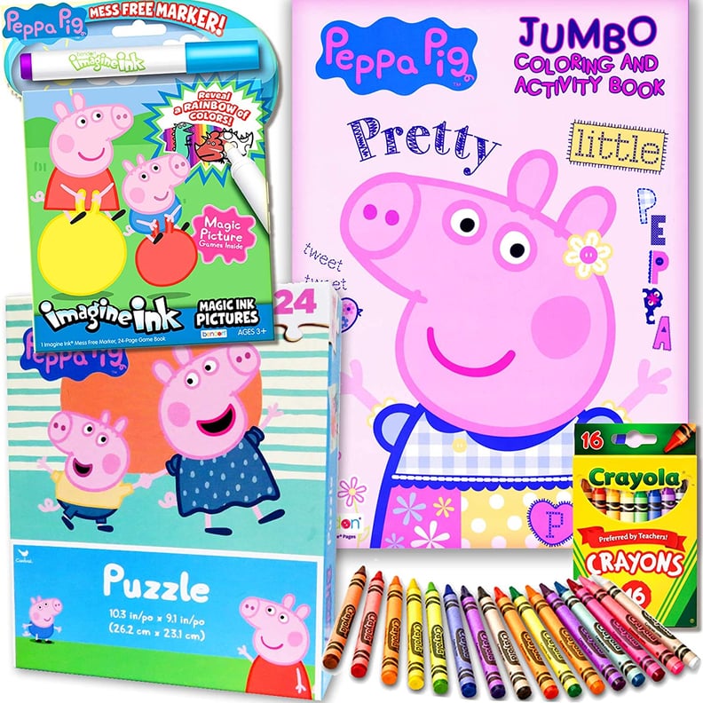 For the Artist: Peppa Pig Coloring & Activity Book Super Set