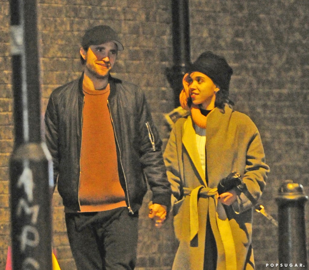 Robert Pattinson and FKA Twigs Walking in London