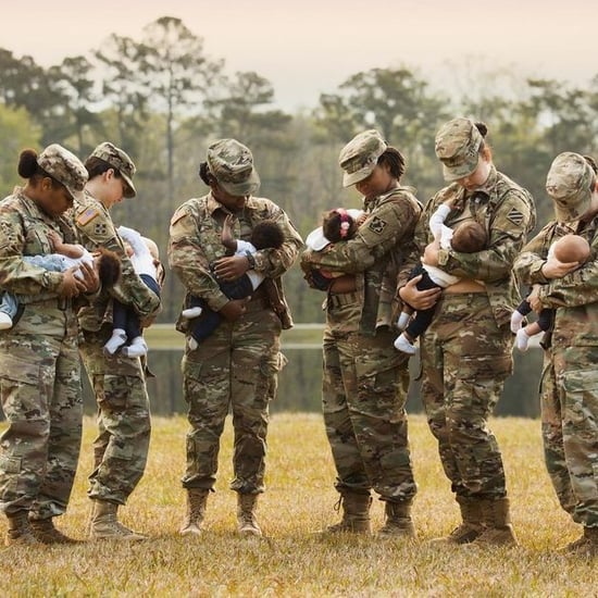 Soldiers Breastfeeding in Uniform 2018