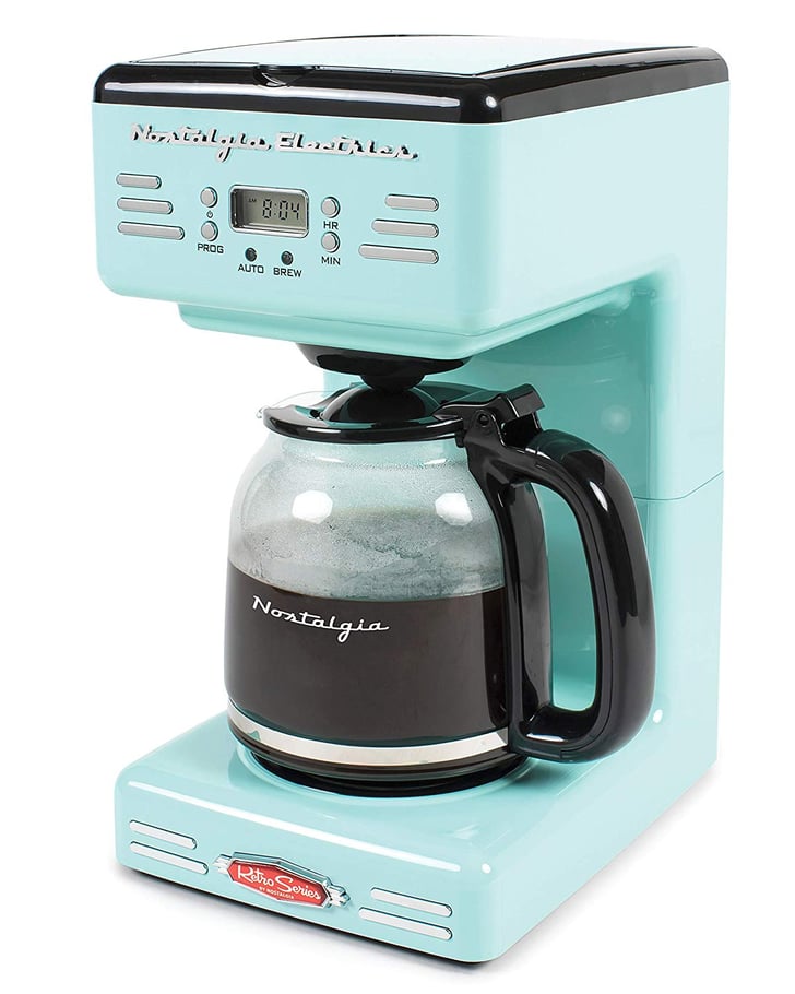 Nostalgia 12-Cup Programmable Coffee Maker | Cute Kitchen Products From