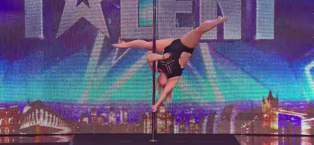 Plus-Size Pole Dancer Video