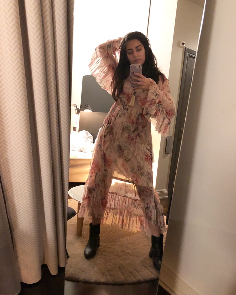 Pro tip: if you end up getting bored of your heels, you can always swap them out for your black boots.