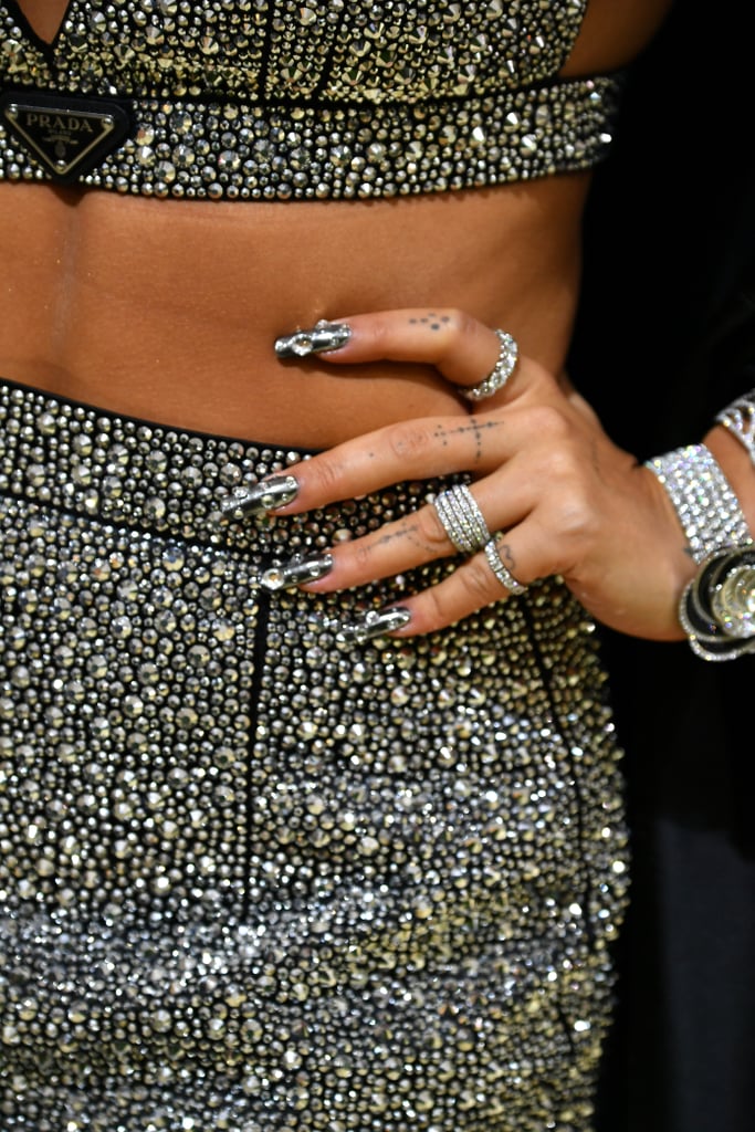 Rita Ora's 3D Jewelled Nails