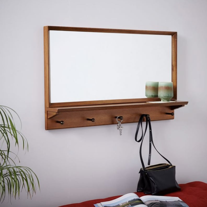 A Useful Mirror: West Elm Mid-Century Entryway Mirror