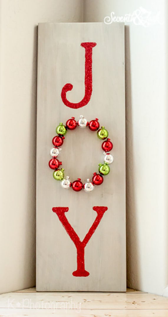 DIY Wooden Joy Sign