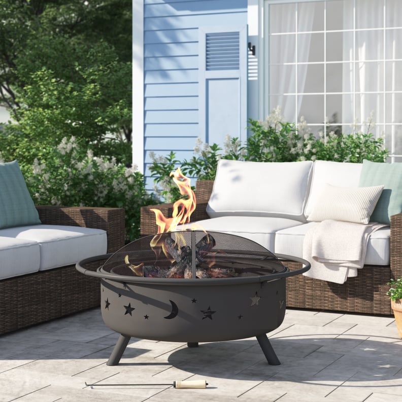 Furness Steel Wood Burning Fire Pit