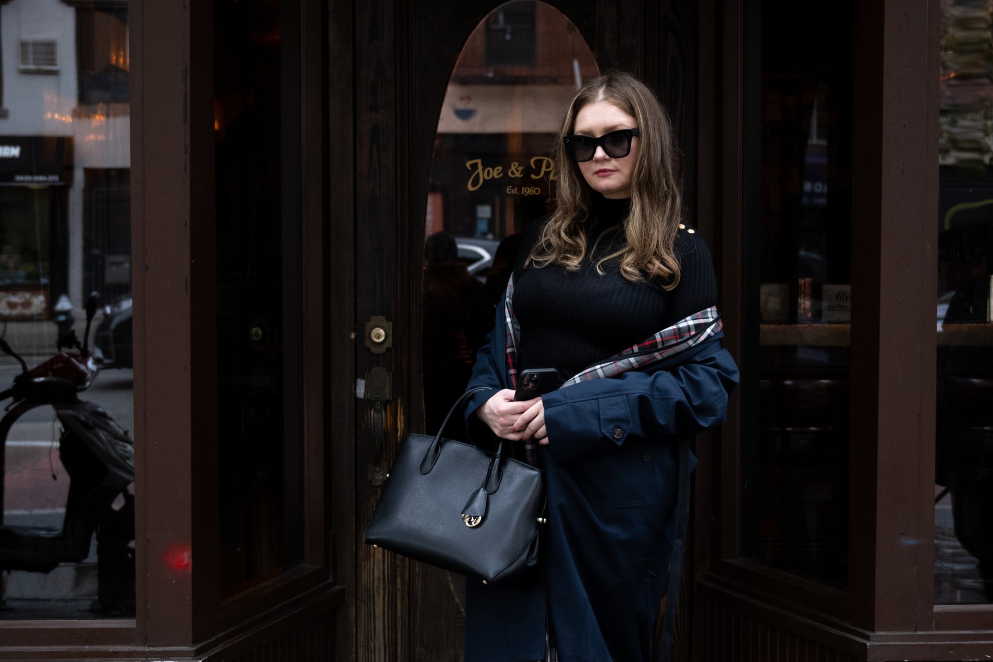 NEW YORK, NEW YORK - OCTOBER 24: Anna Delvey is seen near her apartment on October 24, 2022 in New York City. Delvey was released from prison on good behaviour in February of 2021 after serving nearly four years. (Photo by Alexi Rosenfeld/Getty Images for ABA)