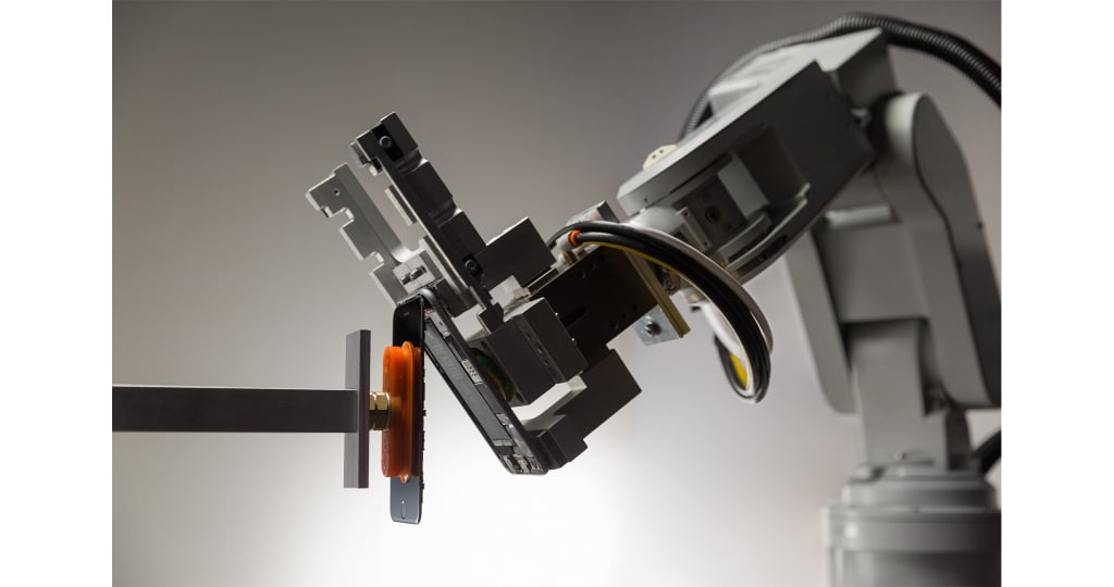 Here's Liam, Apple's robot that takes apart old iPhones.