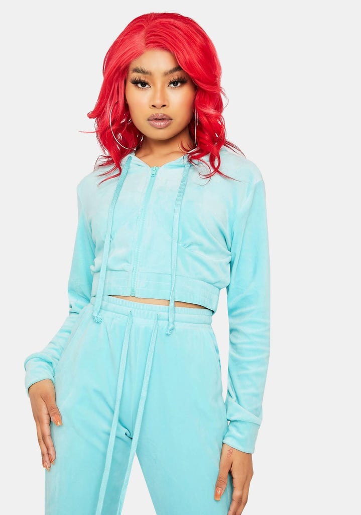 Dolls Kill Forever an Icon Velour Tracksuit Set