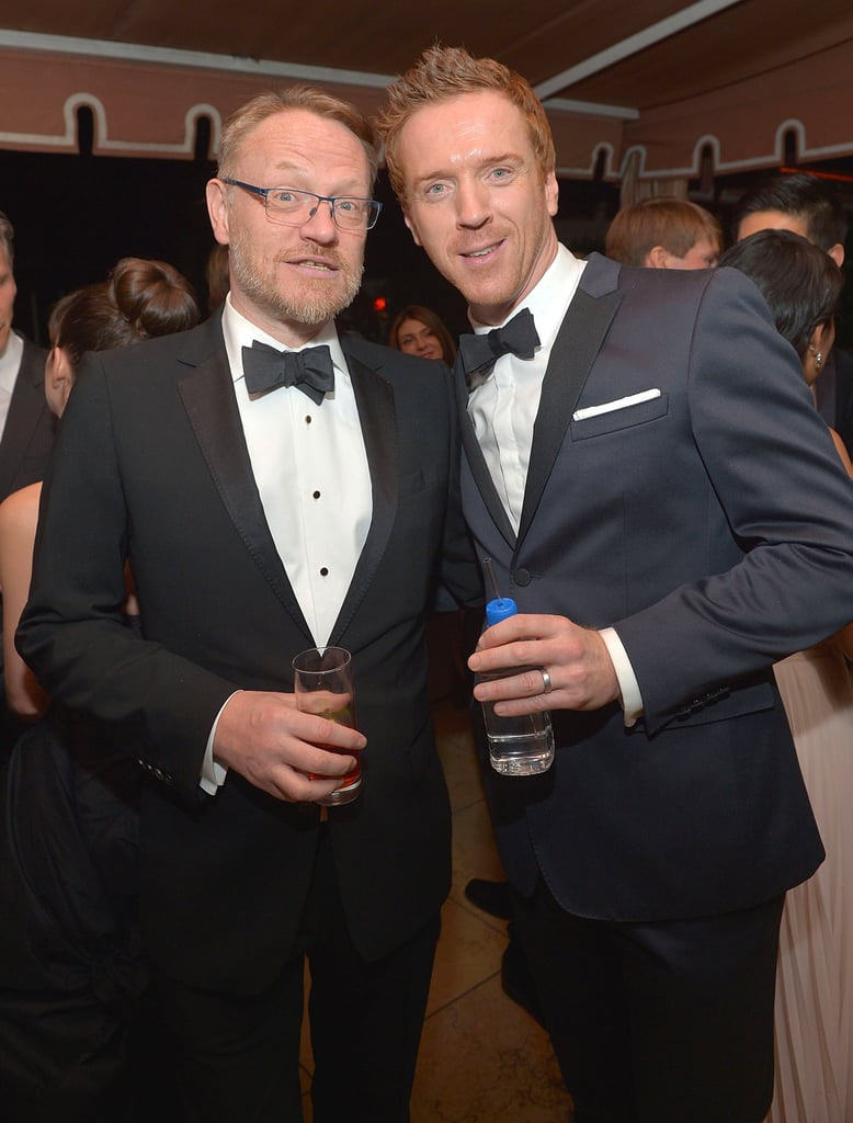 Homeland's Damian Lewis toasted the SAGs with Mad Men's Jared Harris.
Homeland's Damian Lewis toasted the SAGs with Mad Men's Jared Harris.