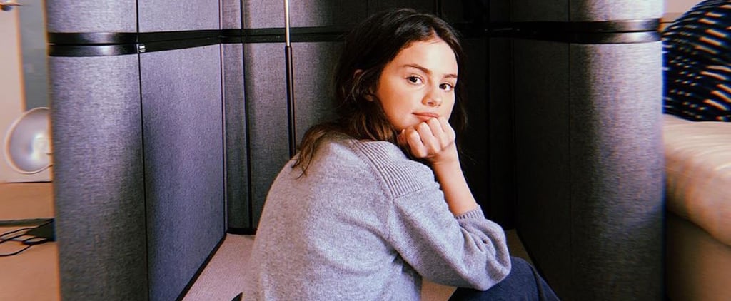 Selena Gomez's Fuzzy Slippers in Her Home Studio Instagram