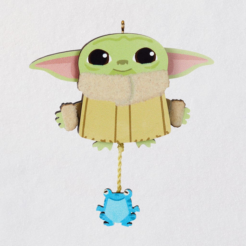 The Mandalorian Bouncing Bounty Pull-String Wood Ornament