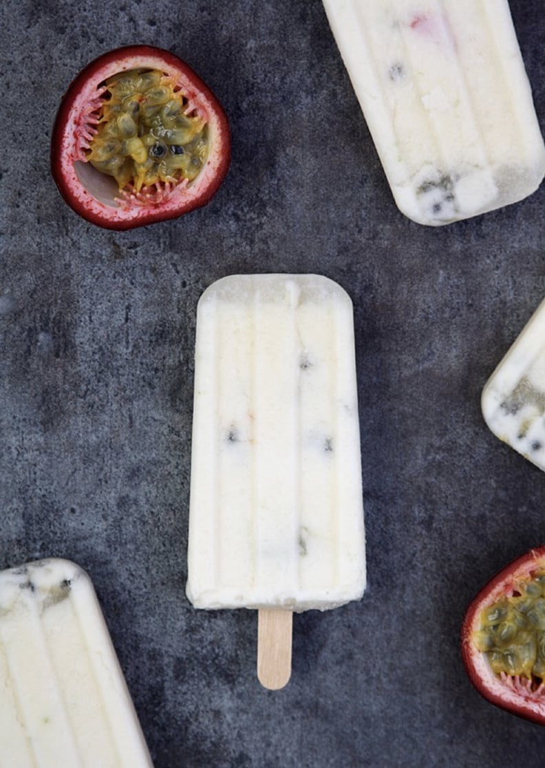 Passion Fruit and Coconut Milk Pops
