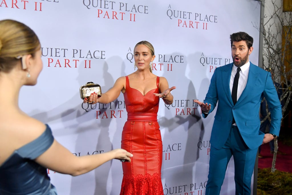 Emily Blunt and John Krasinski at A Quiet Place 2 Premiere