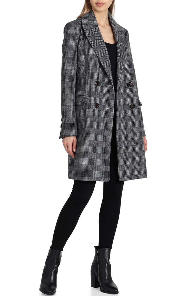 Avec Les Filles Plaid Coat