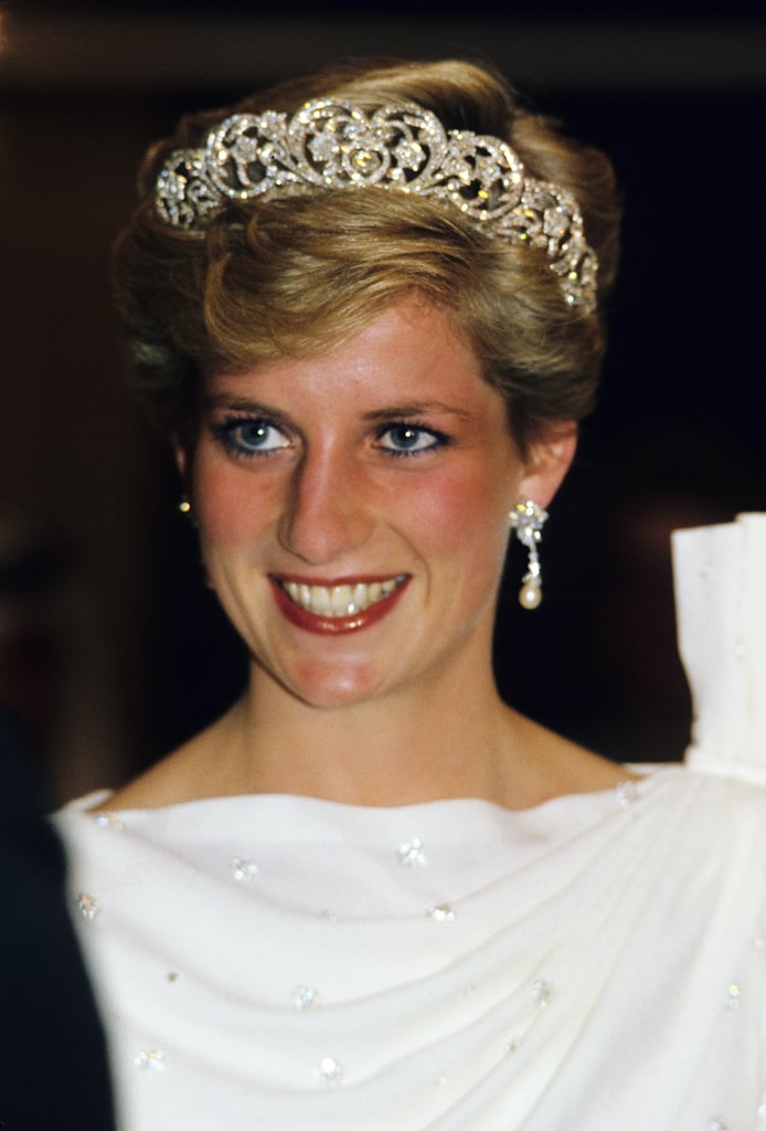 Princess Diana With a Soft Wave Pixie in 1986