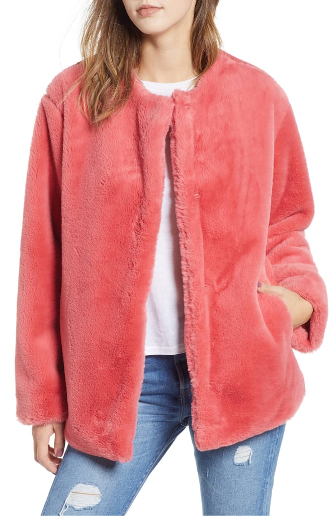Bernardo Borg Faux Fur Jacket