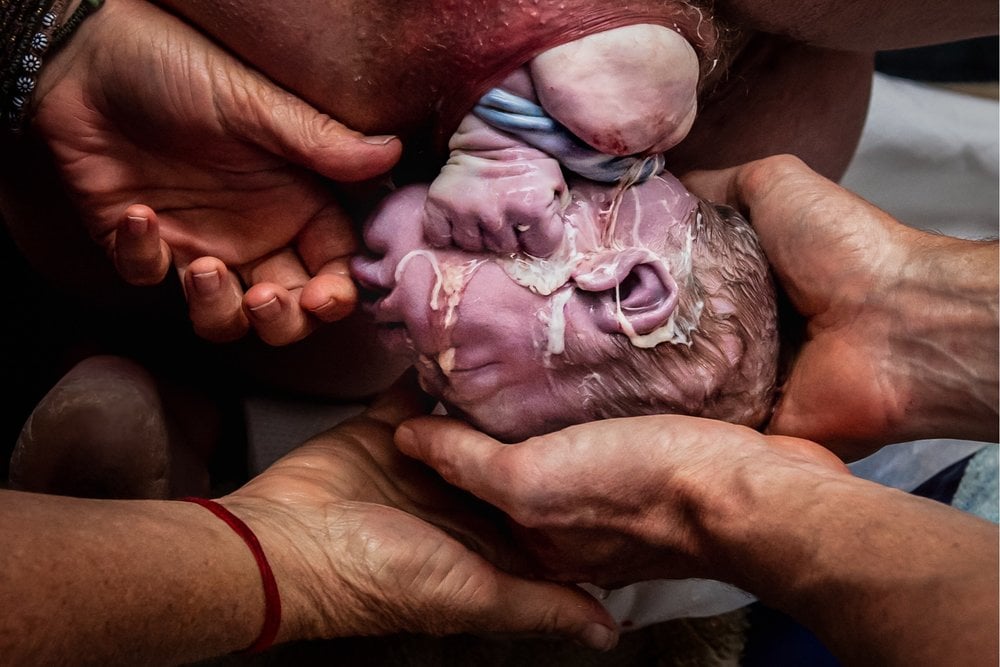 Best Home Birth Photos 2019 | POPSUGAR Family Photo 23