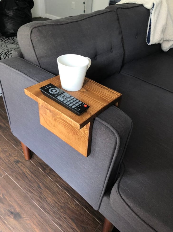 Woodwork Depot Sofa Arm Table With Ledge