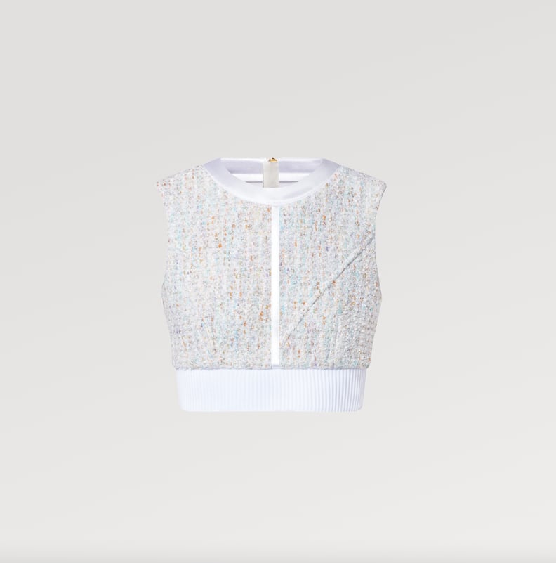 Louis Vuitton Stardust Lurex Tweed Crop Top