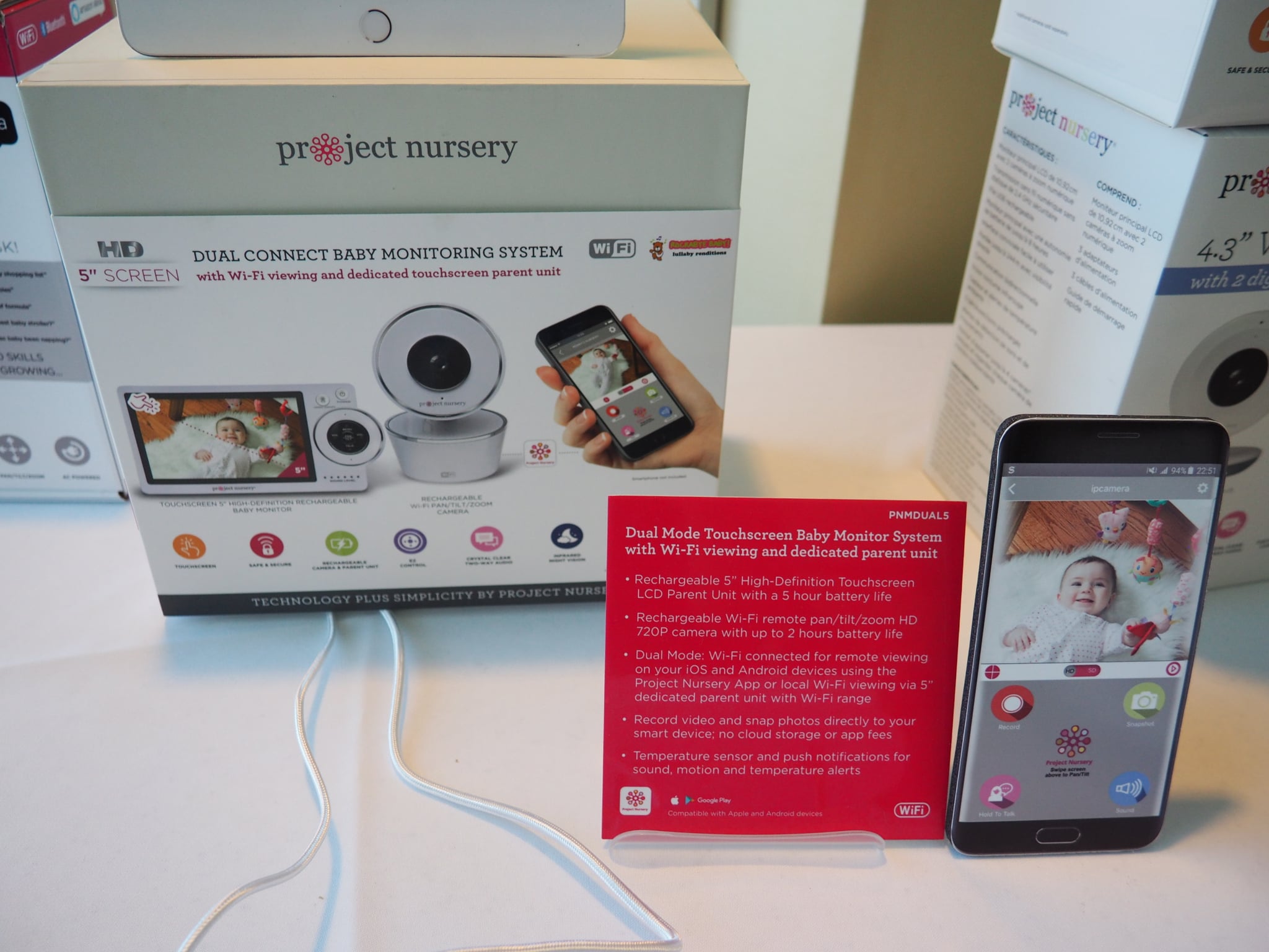 project nursery dual connect baby monitor
