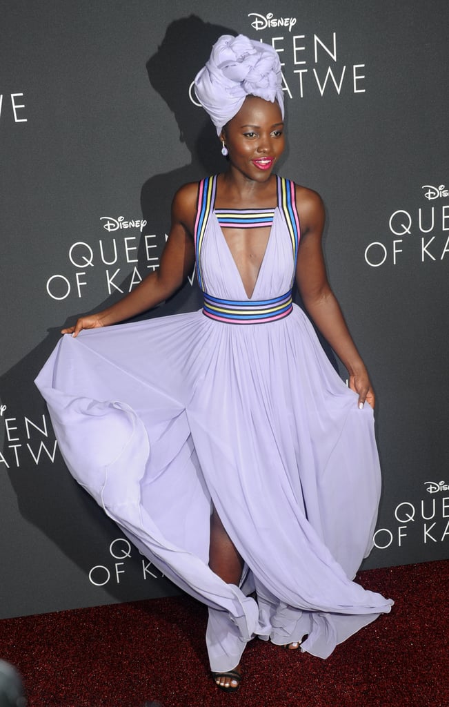 Lupita Nyong'o Dress Spins on the Red Carpet