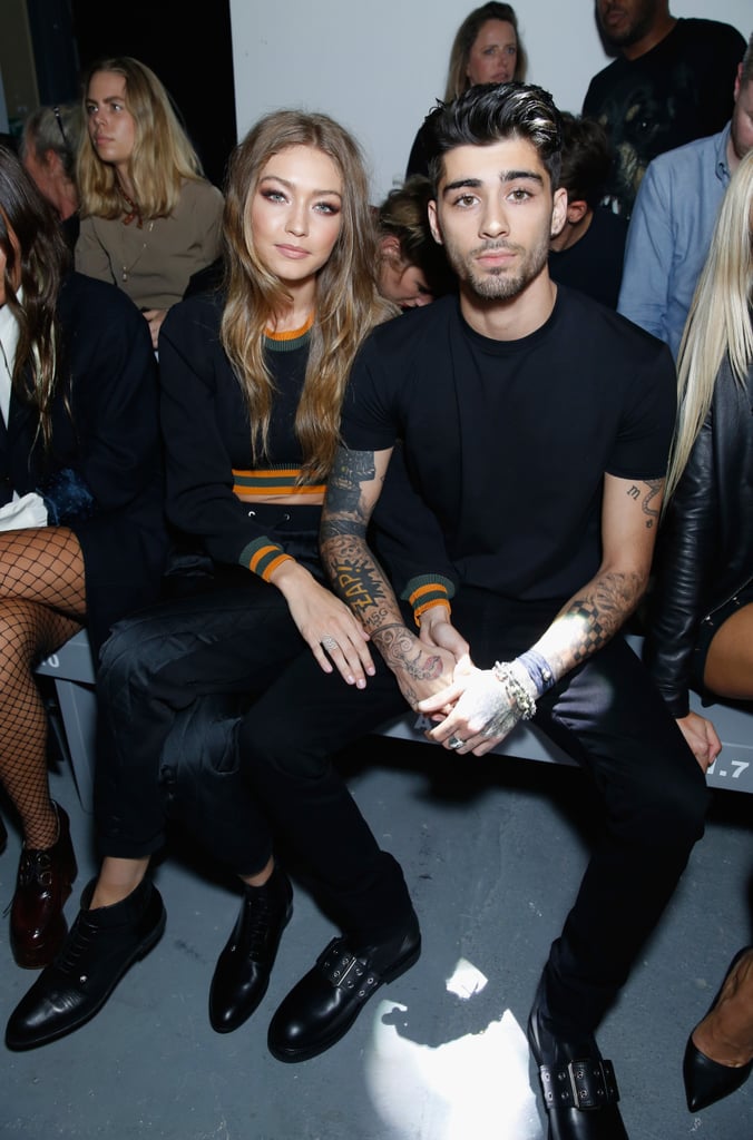 Giving their best smize at the Spring '17 Versus Versace show.