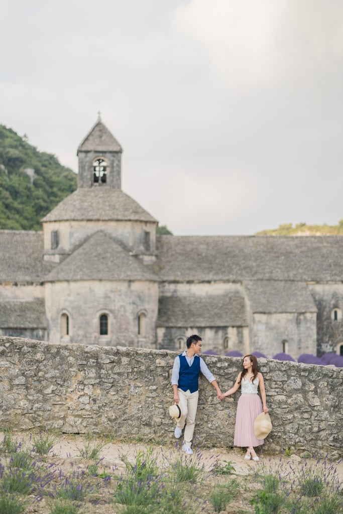 Engagement Shoot in Lavender Fields of Provence, France