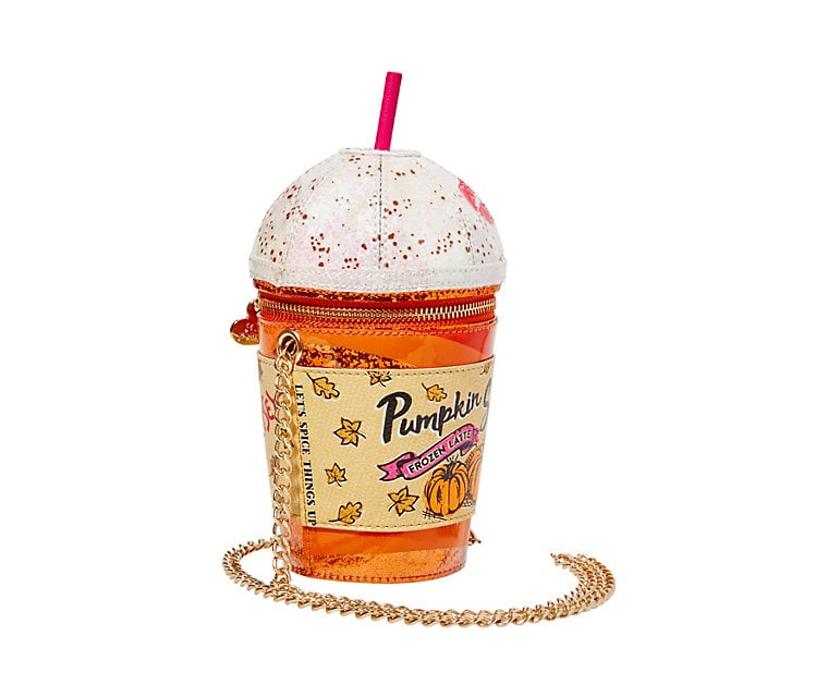 betsey johnson pumpkin spice latte purse