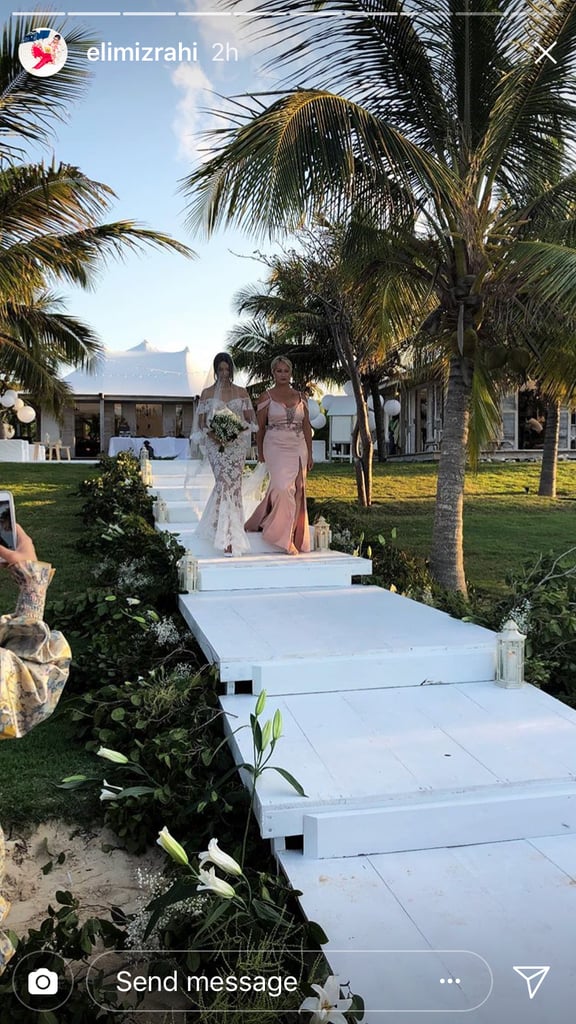The Bride Styled Her Gown With Aquazzura Heels