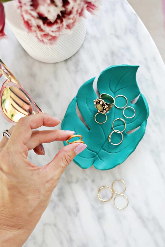 DIY Palm Leaf Ring Dish