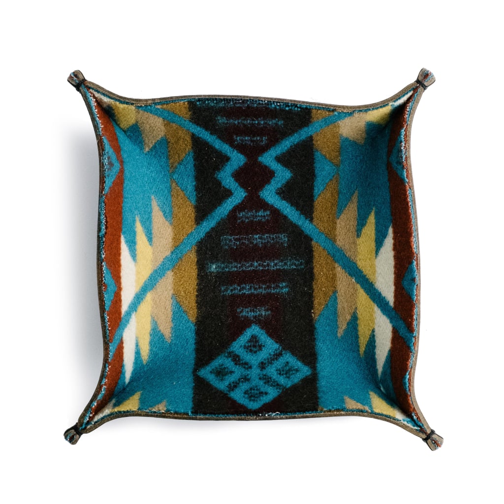 Handmade Leather Trays ($69)