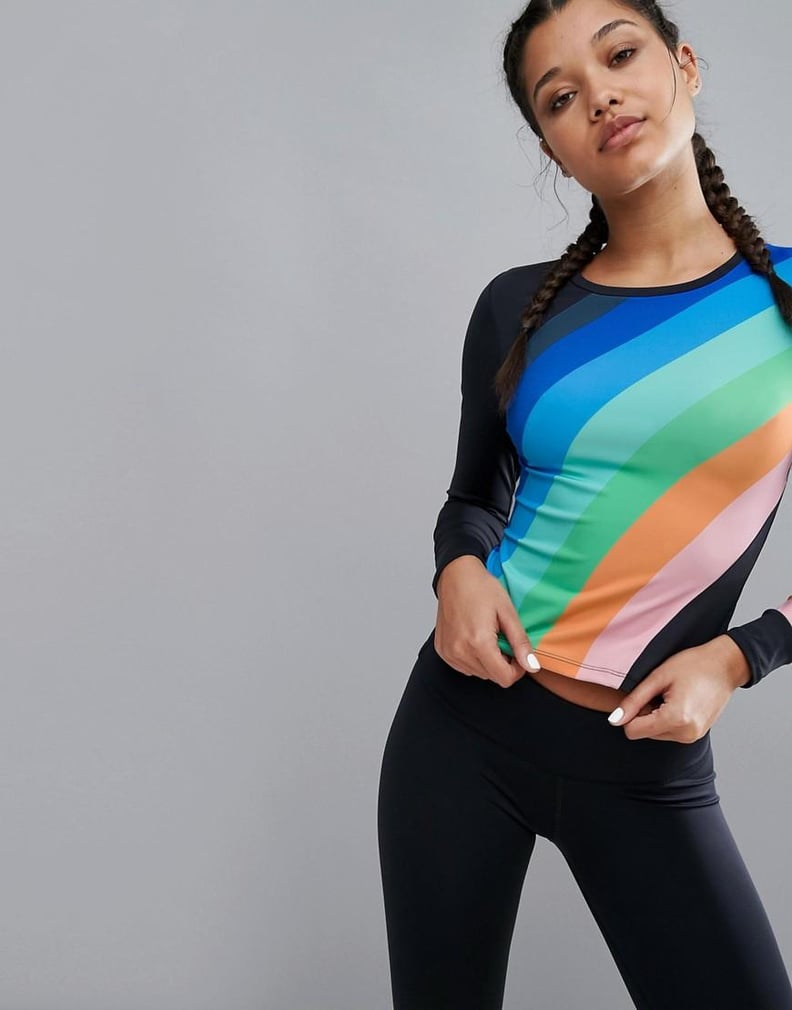 Free People Movement Rainbow Runner Top