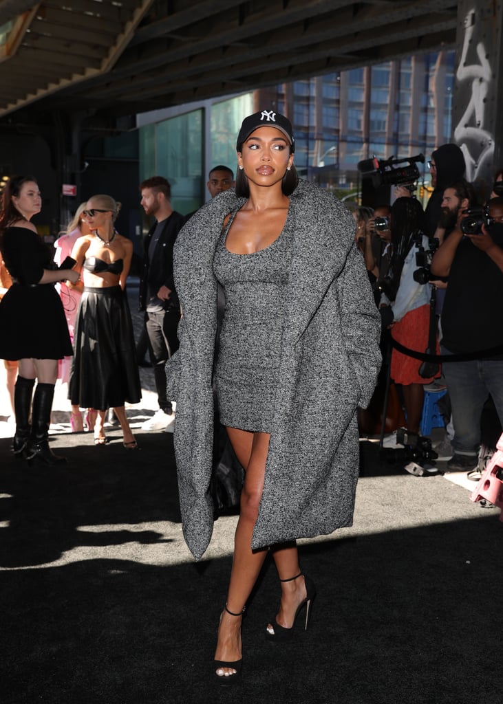 Lori Harvey's Massive Coat at NYFW | Photos