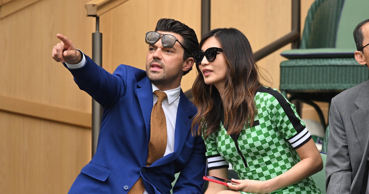 Gemma Chan and Dominic Cooper share sweet moments at Wimbledon