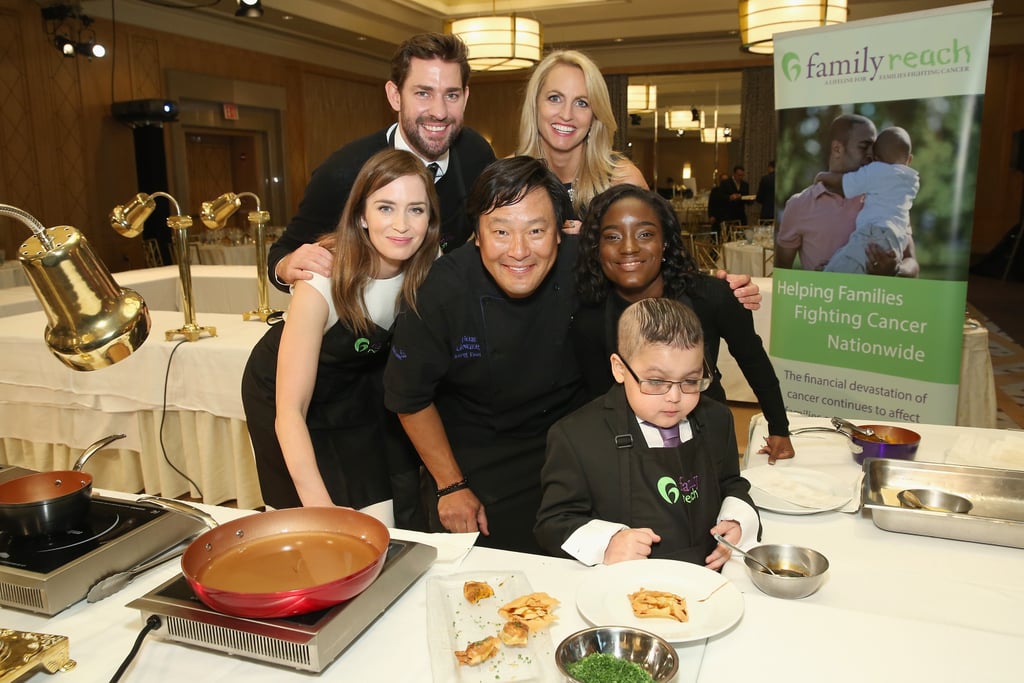 Emily Blunt and John Krasinski at Family Reach November 2015
