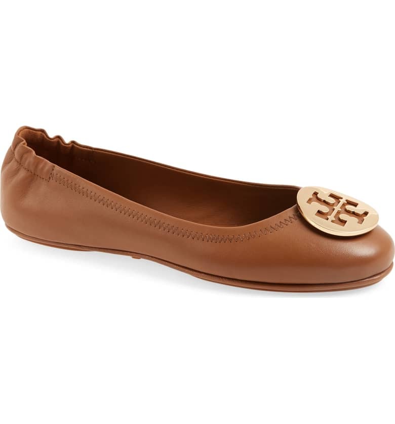 Tory Burch Minnie Travel Ballet Flat | Best Comfortable Flats 2019 ...